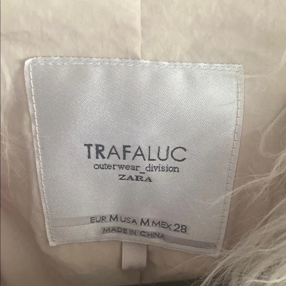 Faux Fur Cream Jacket - Picture 2 of 4